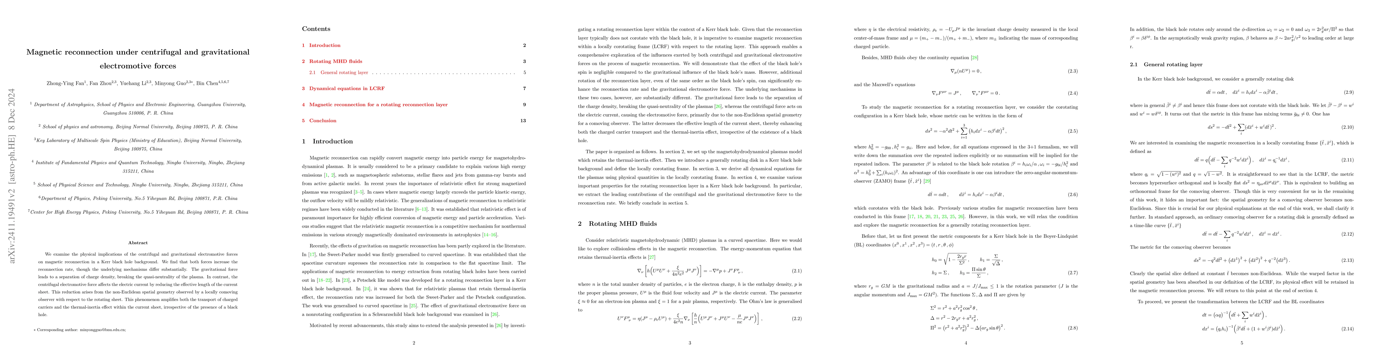 Thumbnail for Magnetic reconnection under centrifugal and gravitational electromotive
  forces