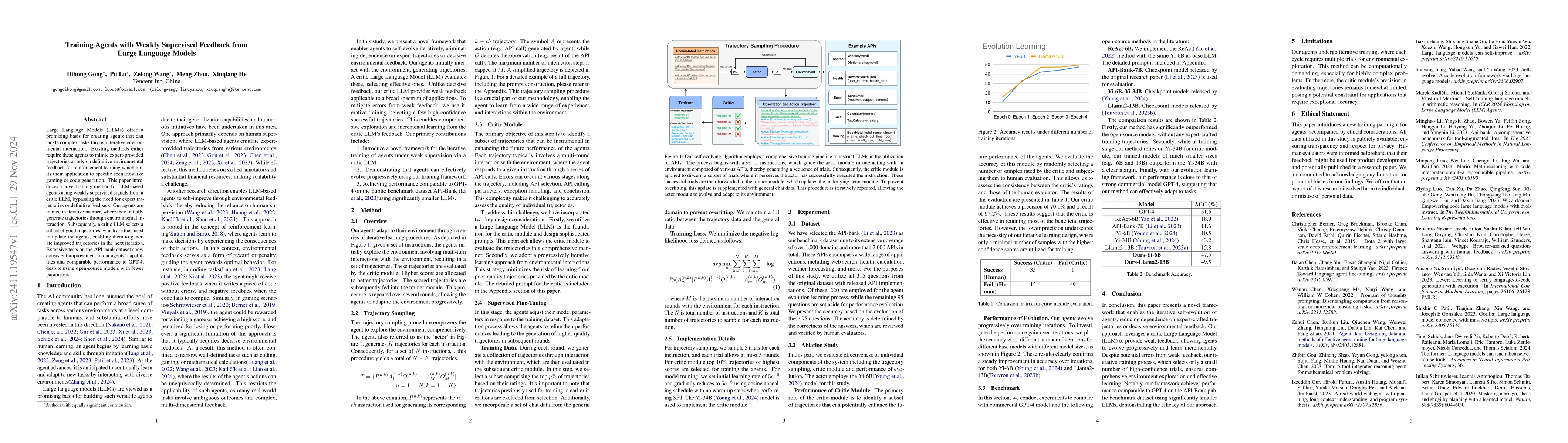 Thumbnail for Training Agents with Weakly Supervised Feedback from Large Language
  Models