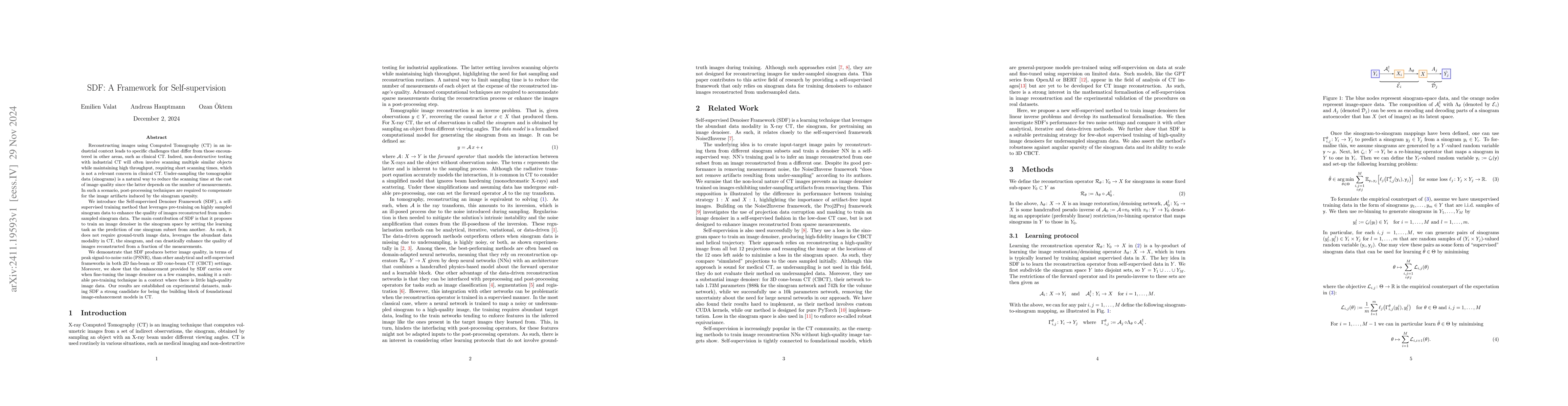 Thumbnail for Self-Supervised Denoiser Framework
