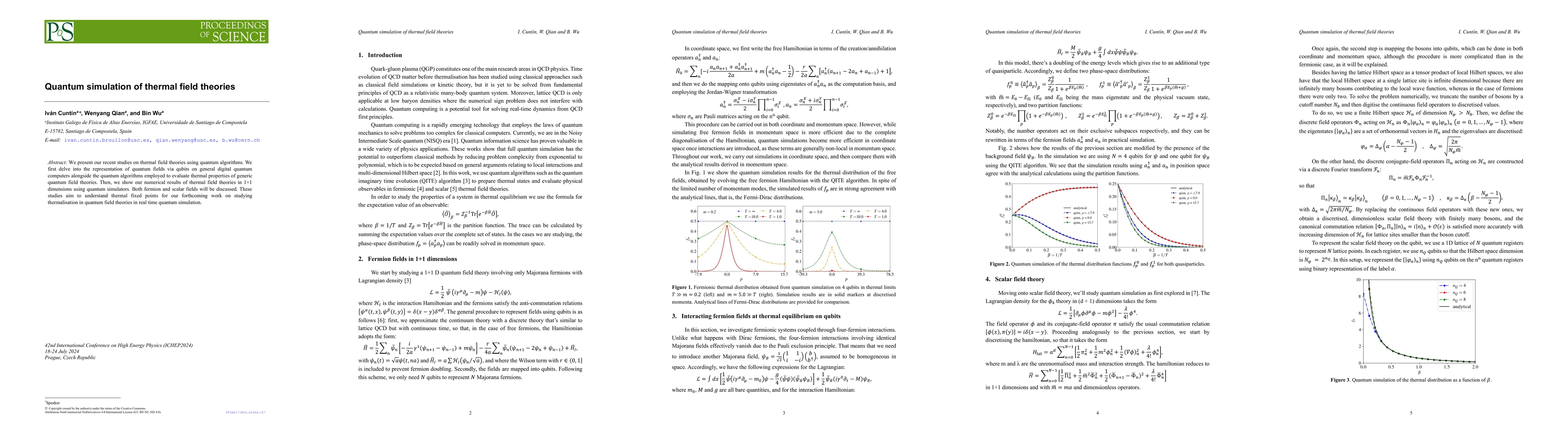Thumbnail for Quantum simulation of thermal field theories