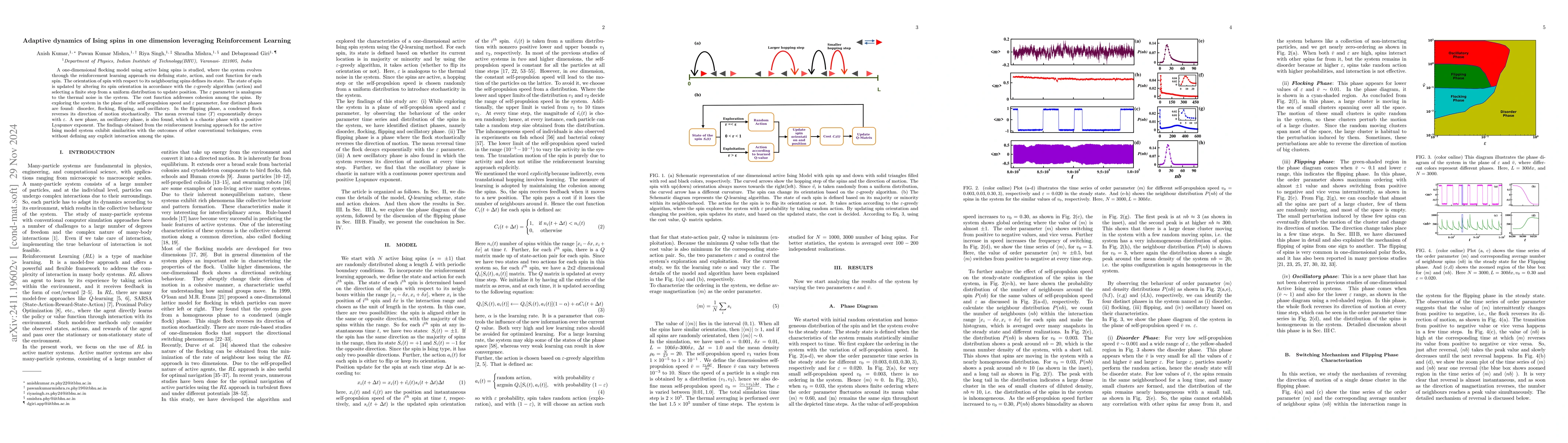 Thumbnail for Adaptive dynamics of Ising spins in one dimension leveraging
  Reinforcement Learning