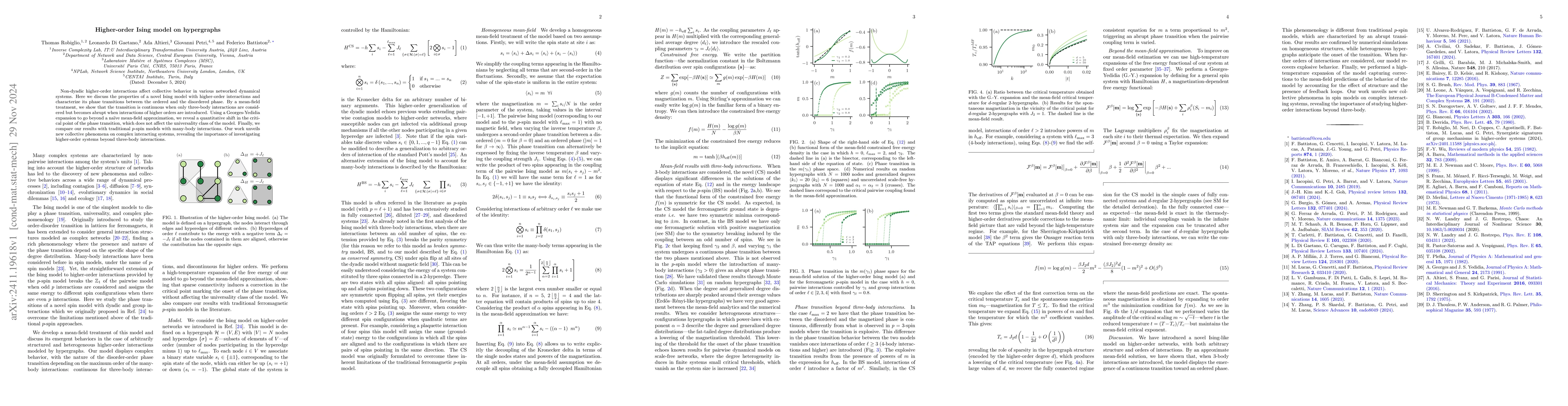 Thumbnail for Higher-order Ising model on hypergraphs