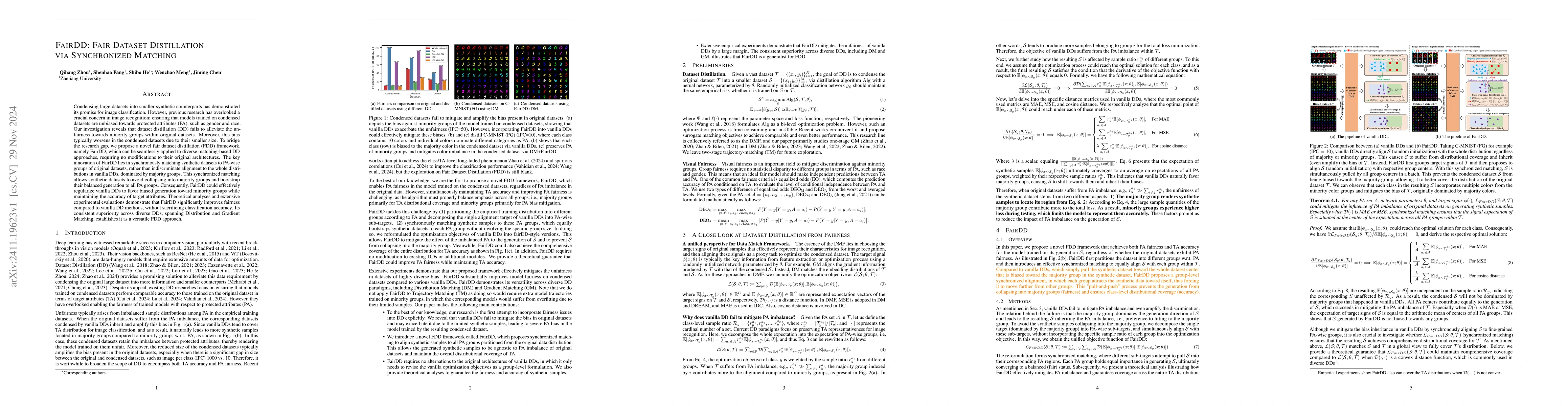 Thumbnail for FairDD: Fair Dataset Distillation via Synchronized Matching