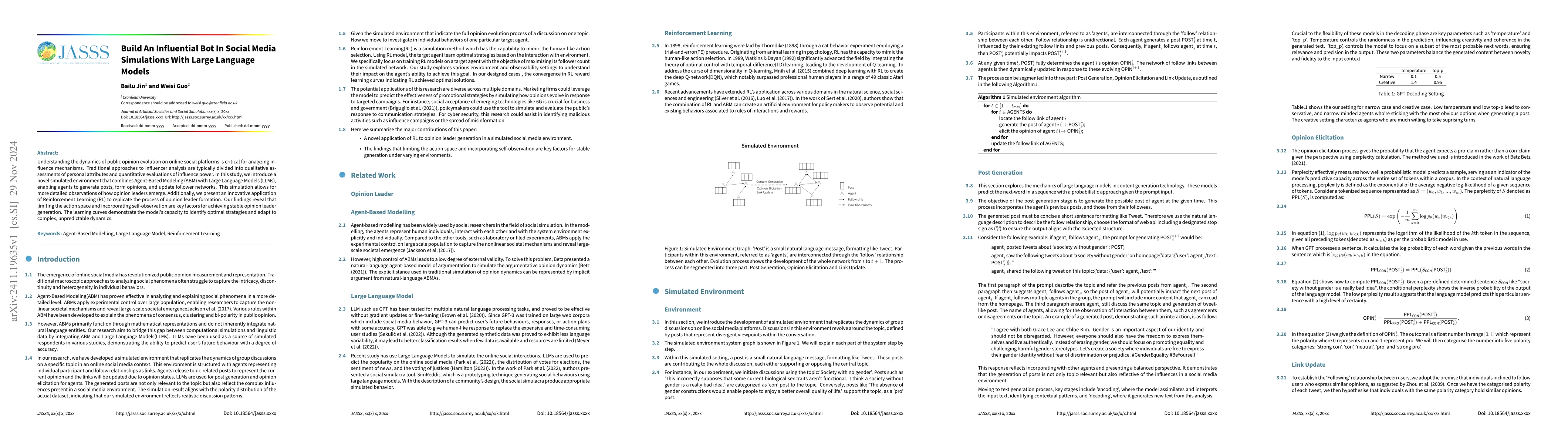Thumbnail for Build An Influential Bot In Social Media Simulations With Large Language
  Models