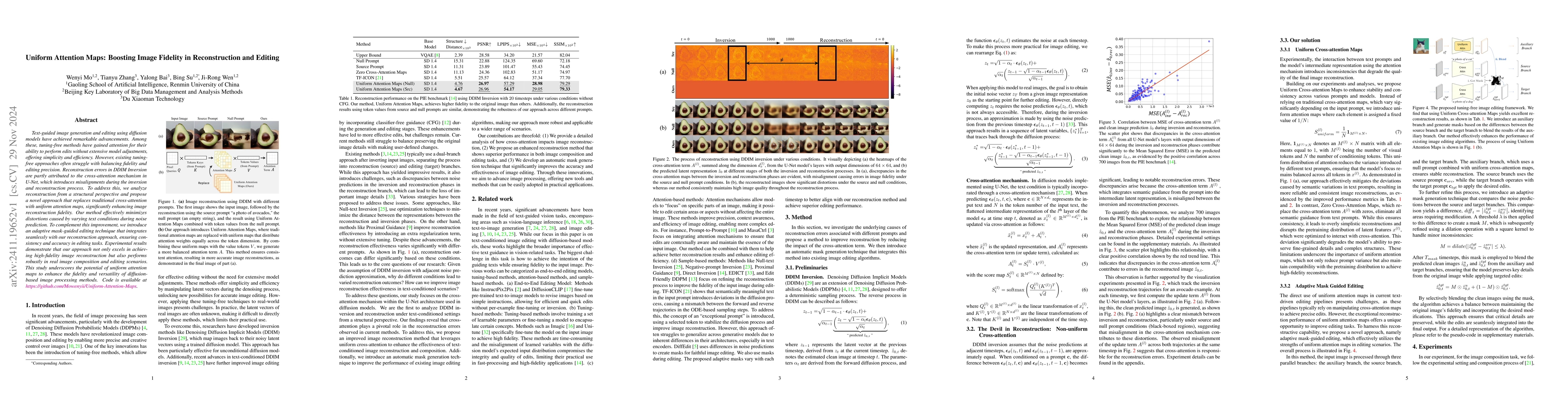 Thumbnail for Uniform Attention Maps: Boosting Image Fidelity in Reconstruction and
  Editing