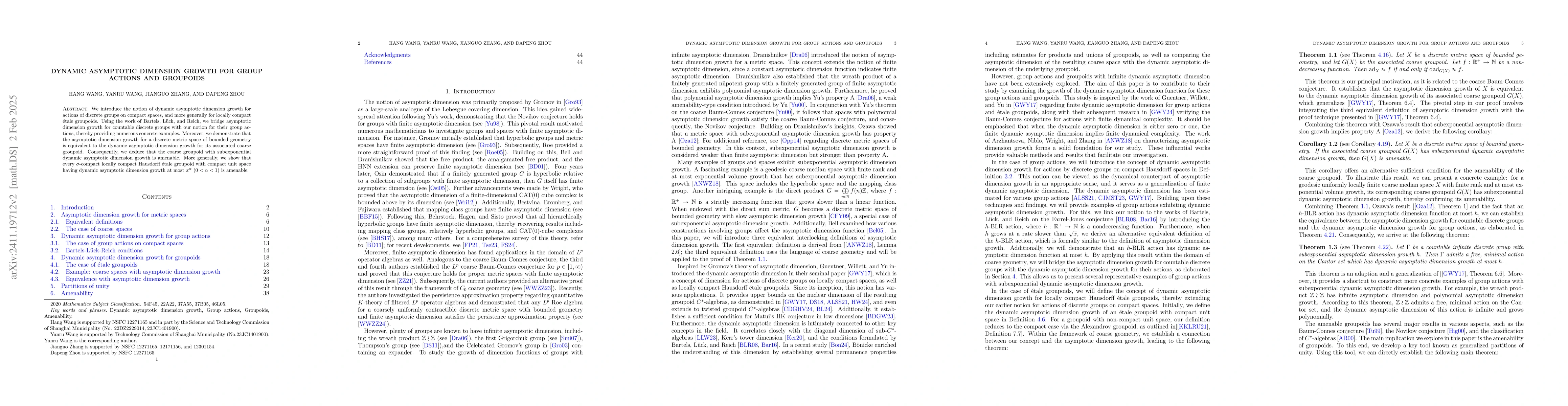 Thumbnail for Dynamic asymptotic dimension growth for group actions and groupoids
