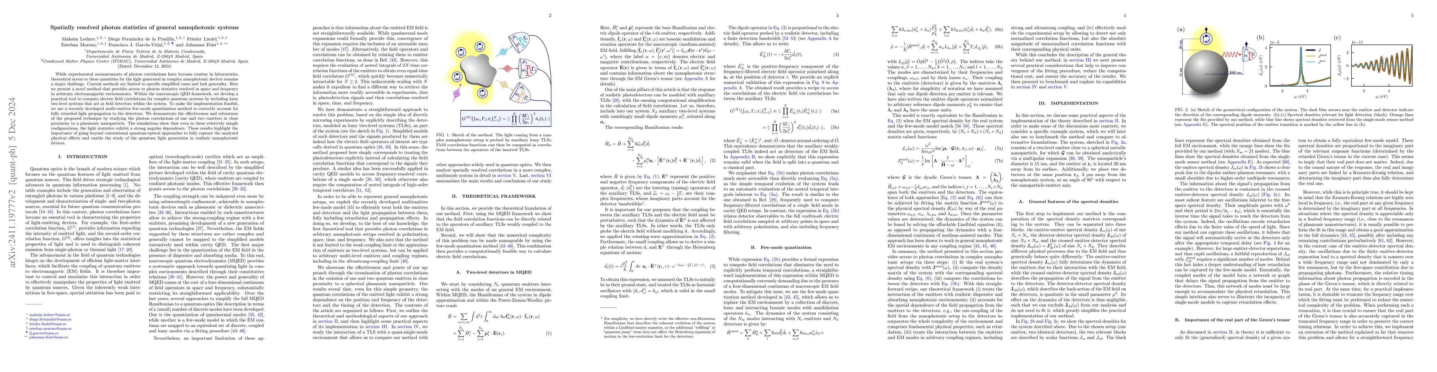 Thumbnail for Spatially resolved photon statistics of general nanophotonic systems