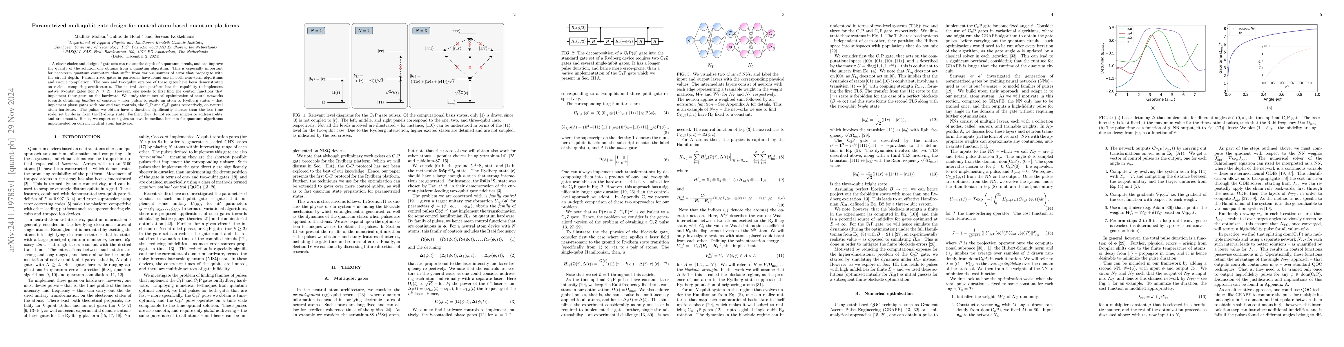 Thumbnail for Parametrized multiqubit gate design for neutral-atom based quantum
  platforms