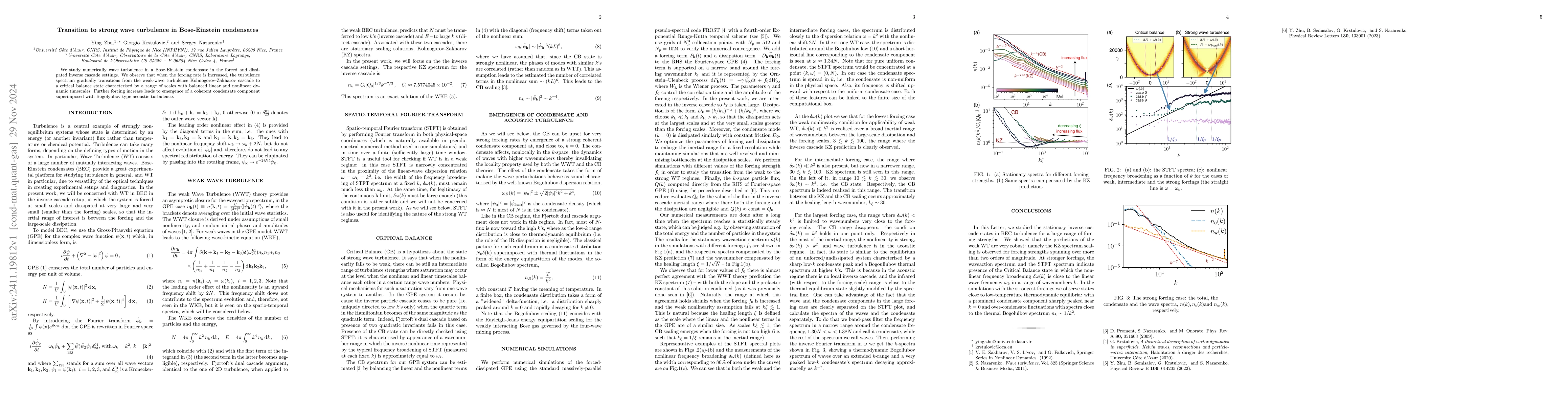 Thumbnail for Transition to strong wave turbulence in Bose-Einstein condensates