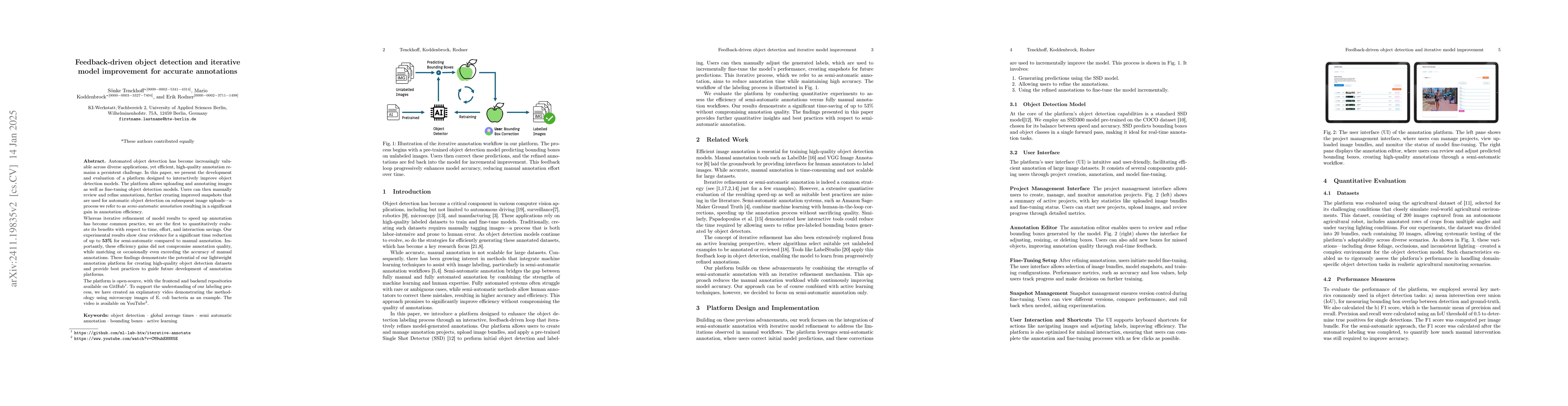 Thumbnail for Feedback-driven object detection and iterative model improvement