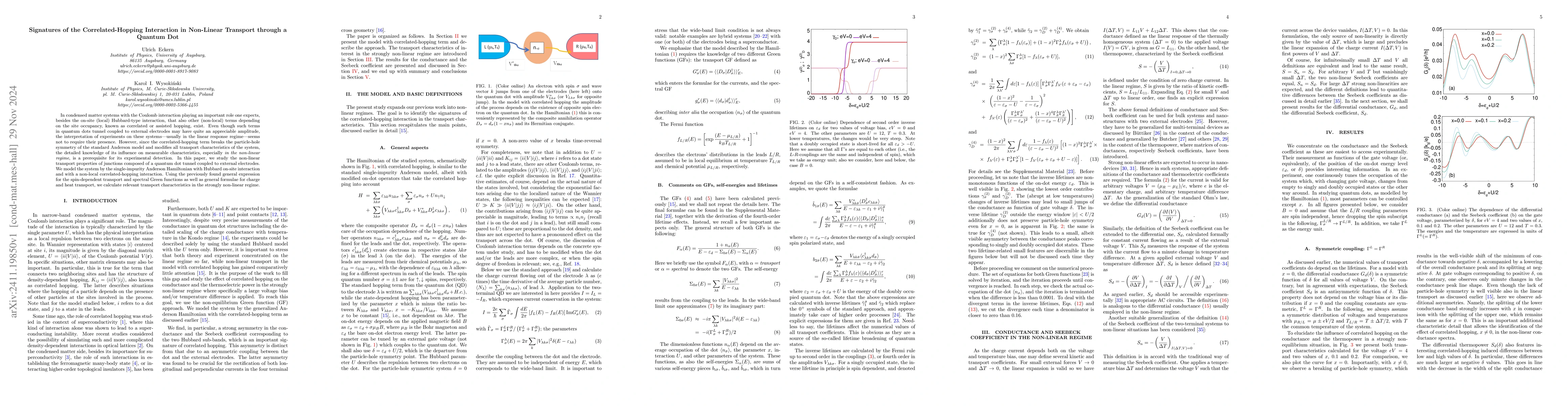 Thumbnail for Signatures of the Correlated-Hopping Interaction in Non-Linear Transport
  through a Quantum Dot