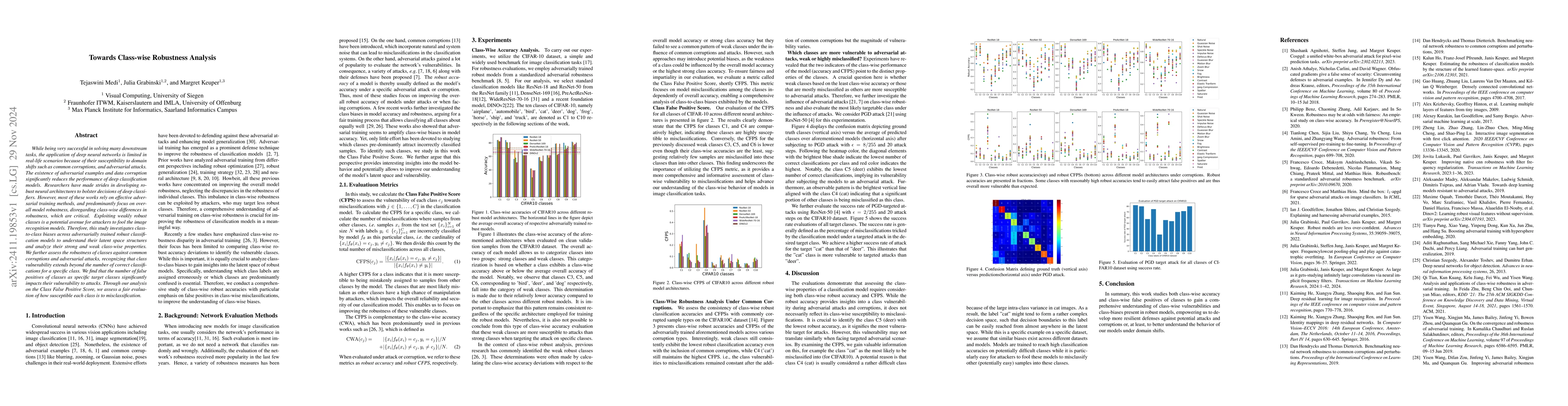 Thumbnail for Towards Class-wise Robustness Analysis
