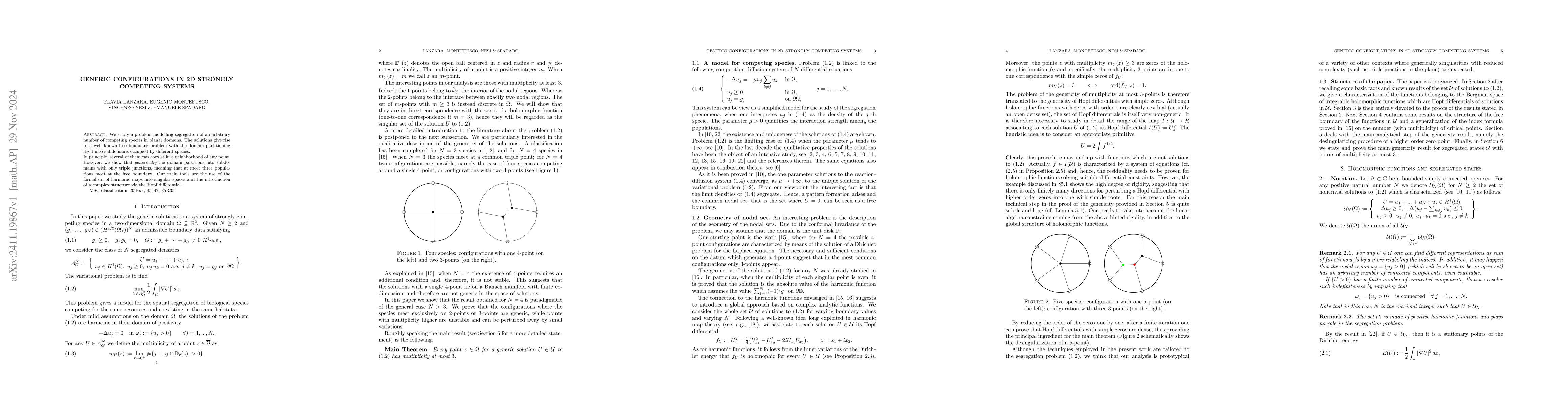 Thumbnail for Generic configurations in 2D strongly competing systems