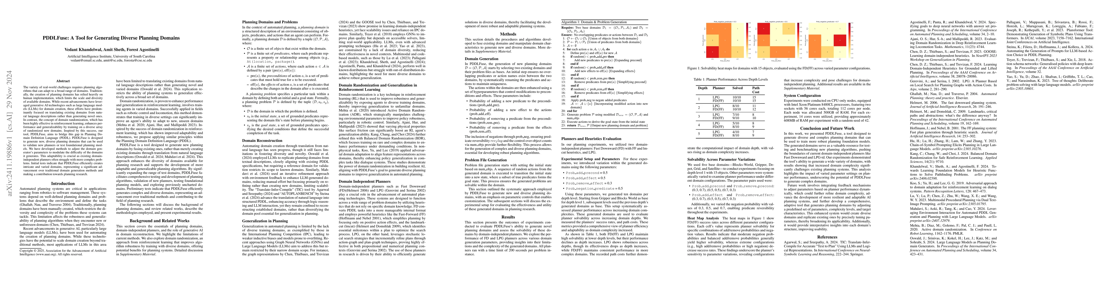 Thumbnail for PDDLFuse: A Tool for Generating Diverse Planning Domains