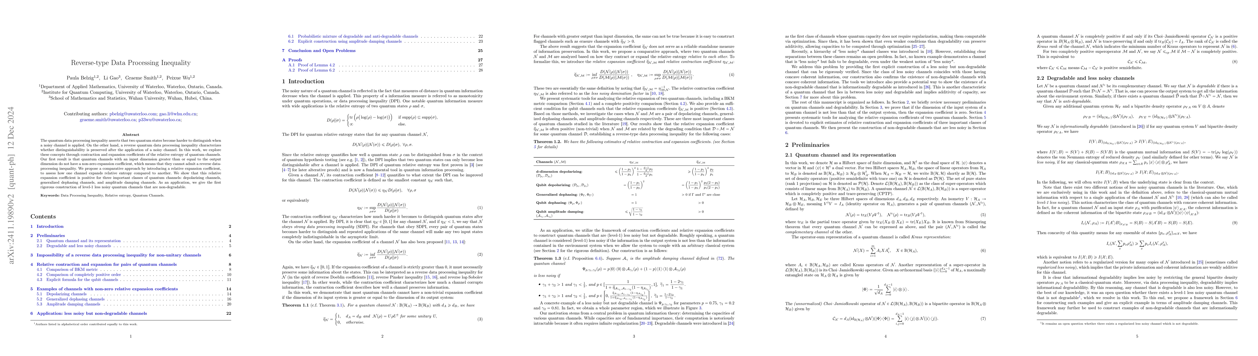 Thumbnail for Reverse-type Data Processing Inequality