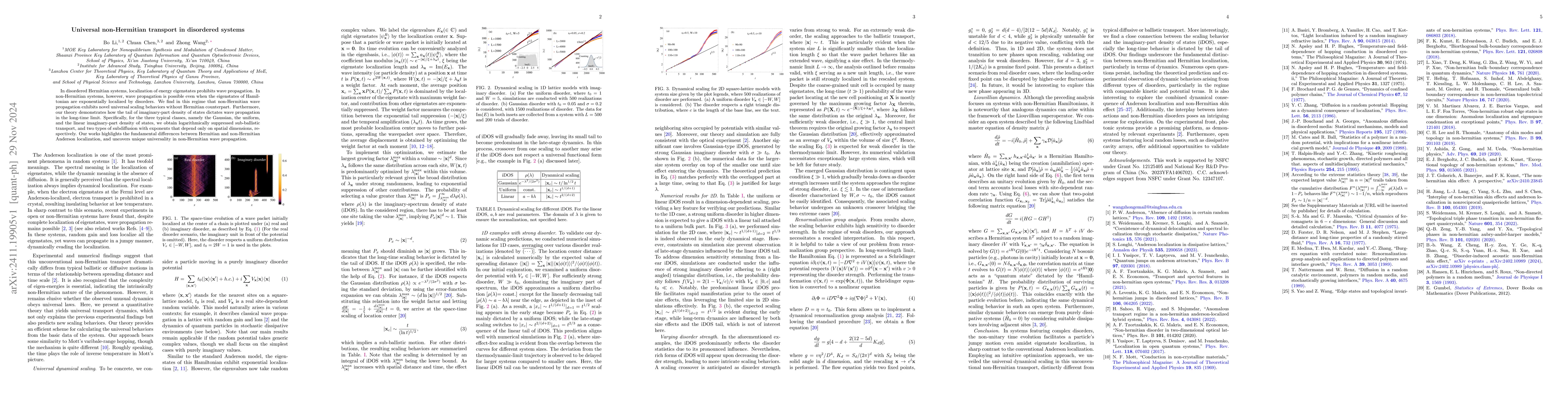 Thumbnail for Universal non-Hermitian transport in disordered systems