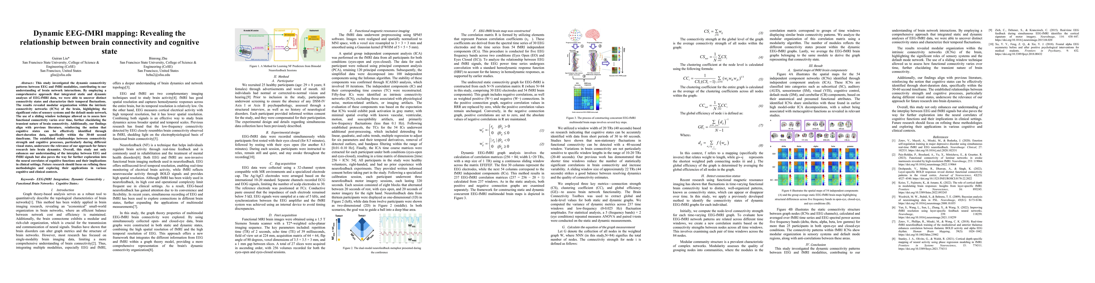 Thumbnail for Dynamic EEG-fMRI mapping: Revealing the relationship between brain
  connectivity and cognitive state