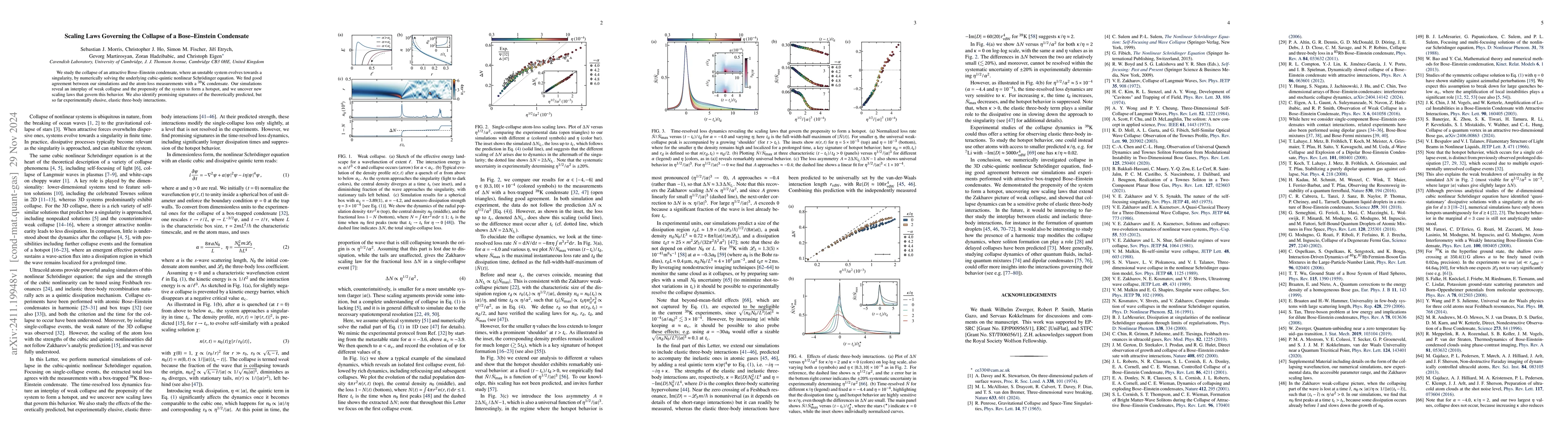 Thumbnail for Scaling Laws Governing the Collapse of a Bose-Einstein Condensate