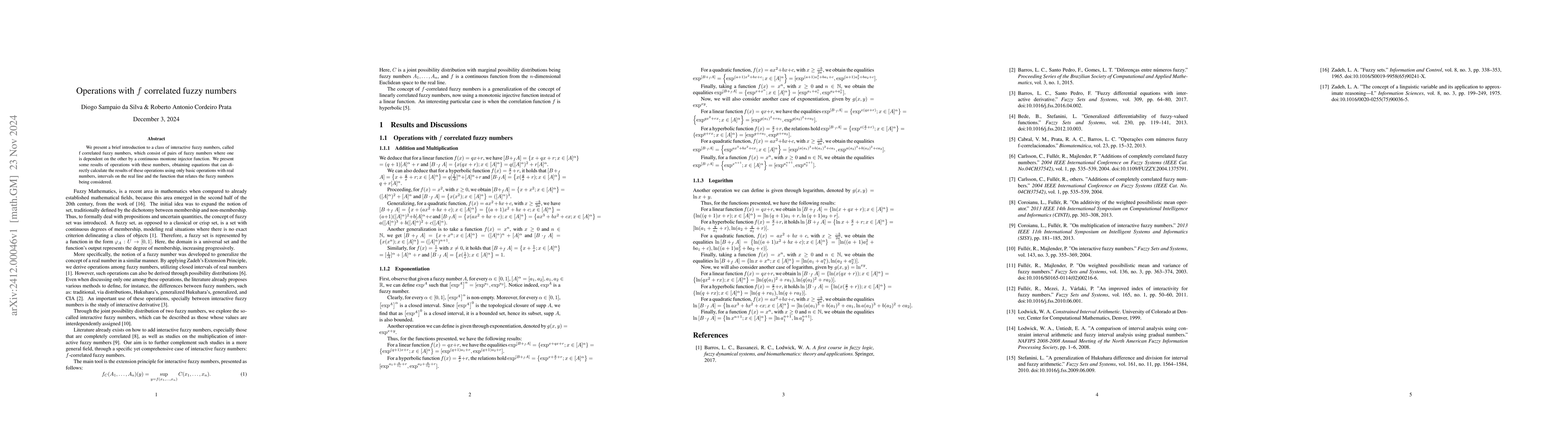 Thumbnail for Operations with f correlated fuzzy numbers