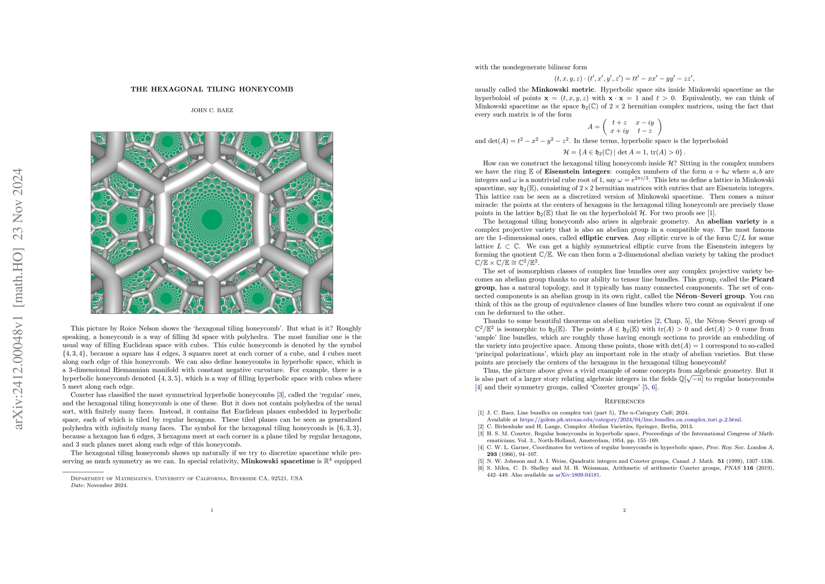 Thumbnail for The Hexagonal Tiling Honeycomb