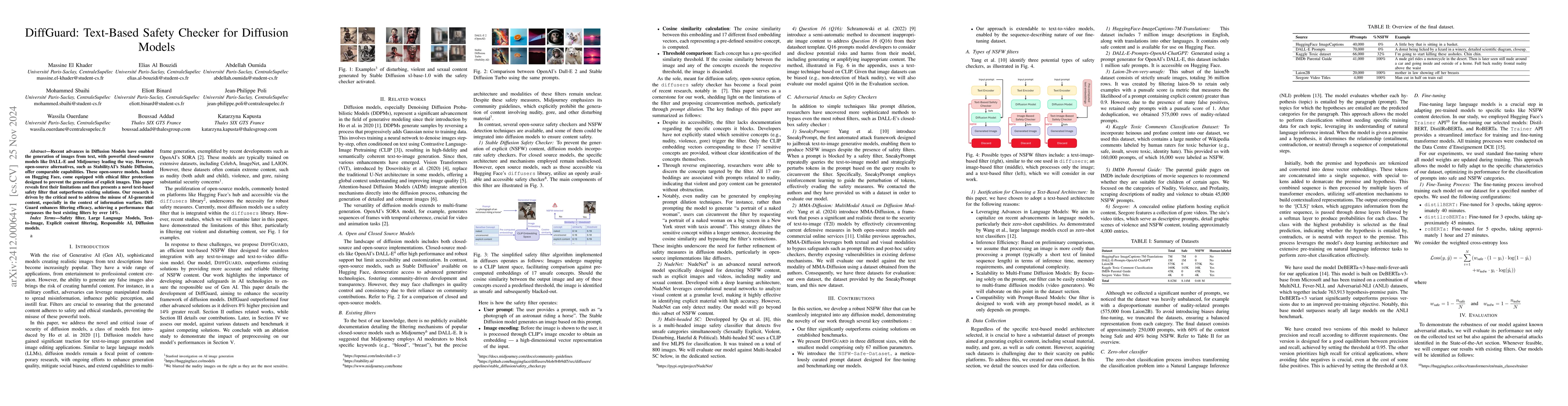 Thumbnail for DiffGuard: Text-Based Safety Checker for Diffusion Models