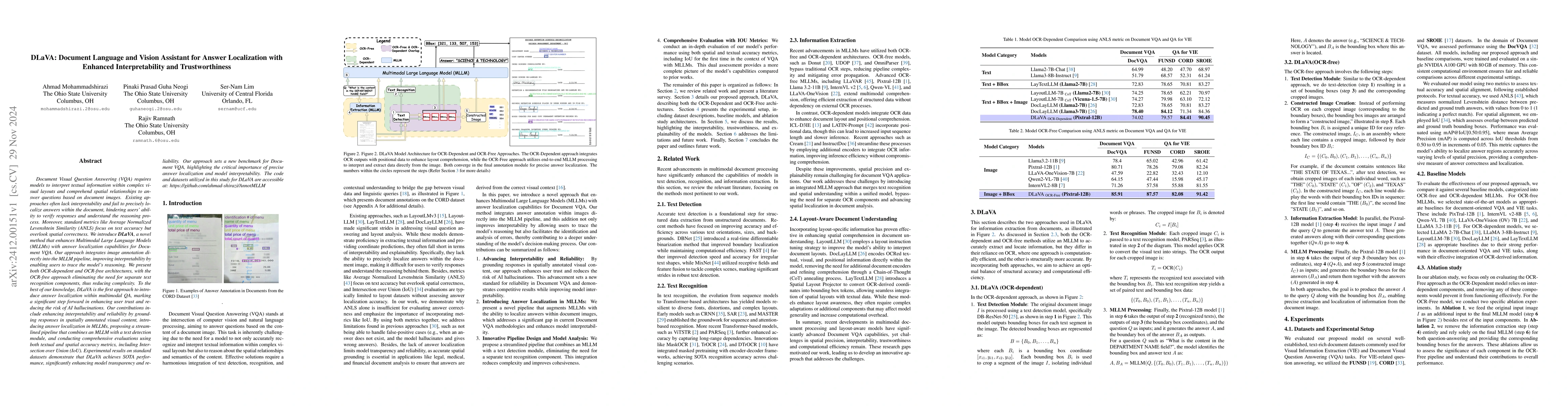 Thumbnail for DLaVA: Document Language and Vision Assistant for Answer Localization
  with Enhanced Interpretability and Trustworthiness