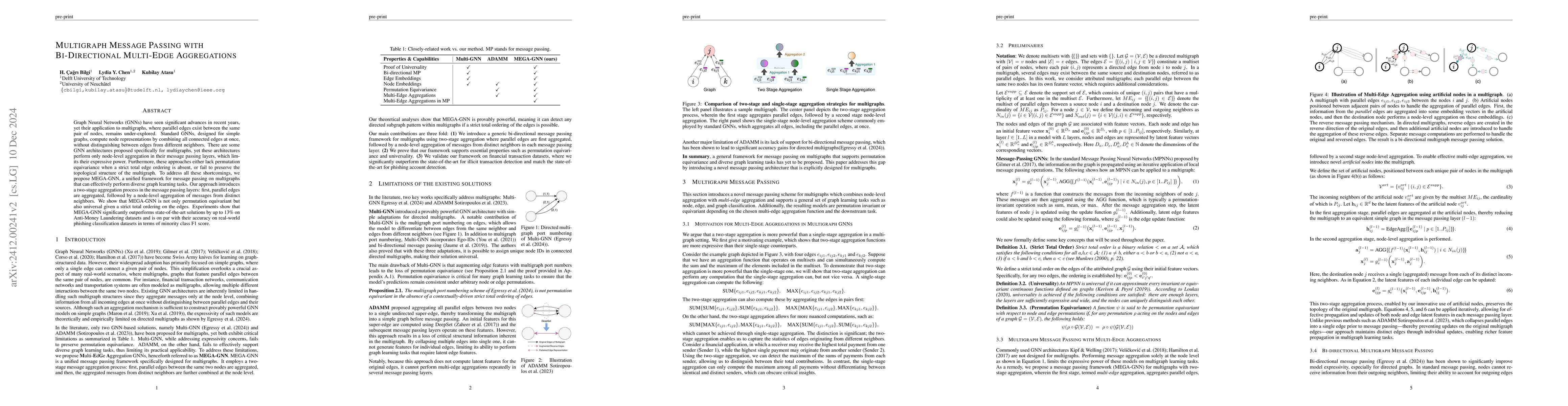 Thumbnail for Multigraph Message Passing with Bi-Directional Multi-Edge Aggregations
