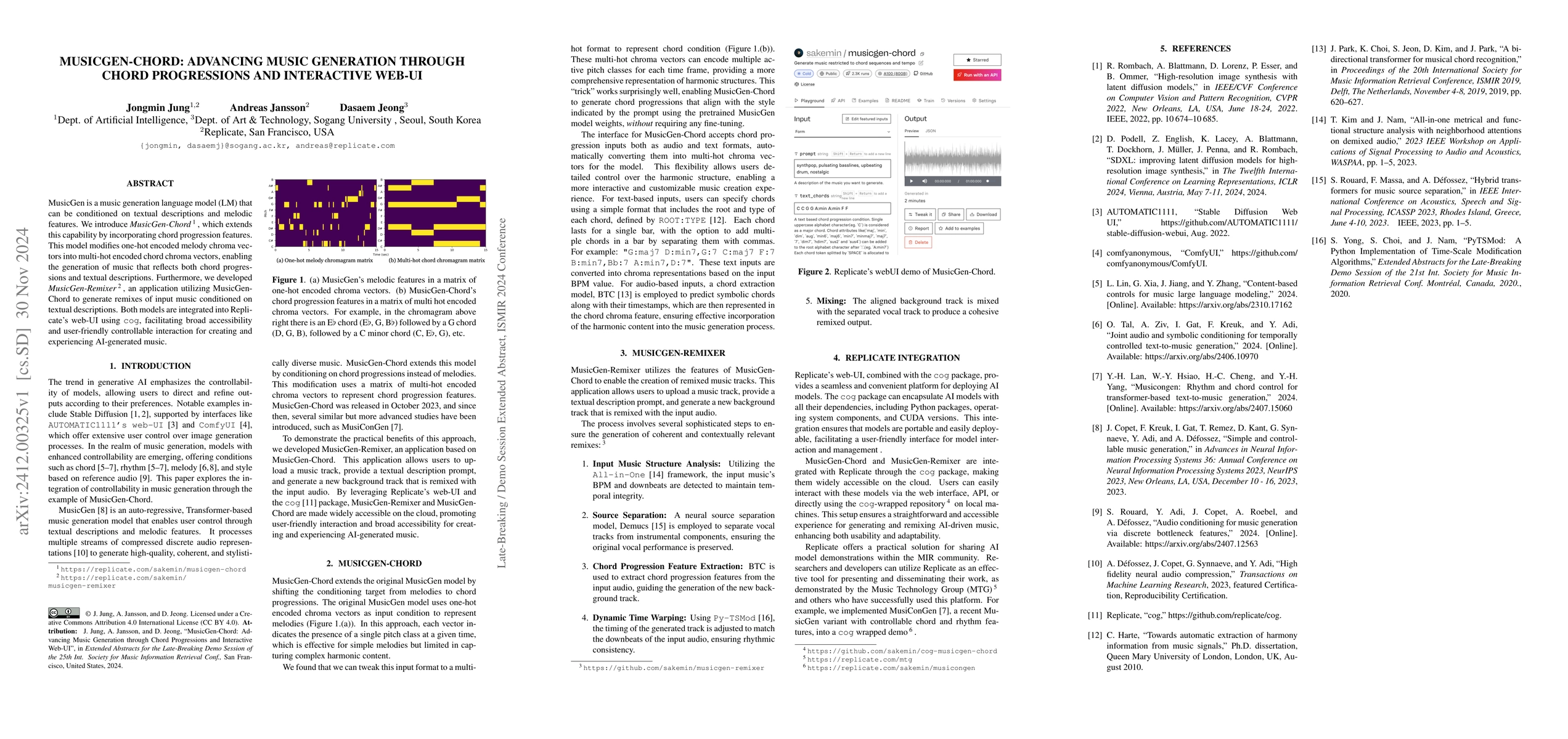 Thumbnail for MusicGen-Chord: Advancing Music Generation through Chord Progressions
  and Interactive Web-UI