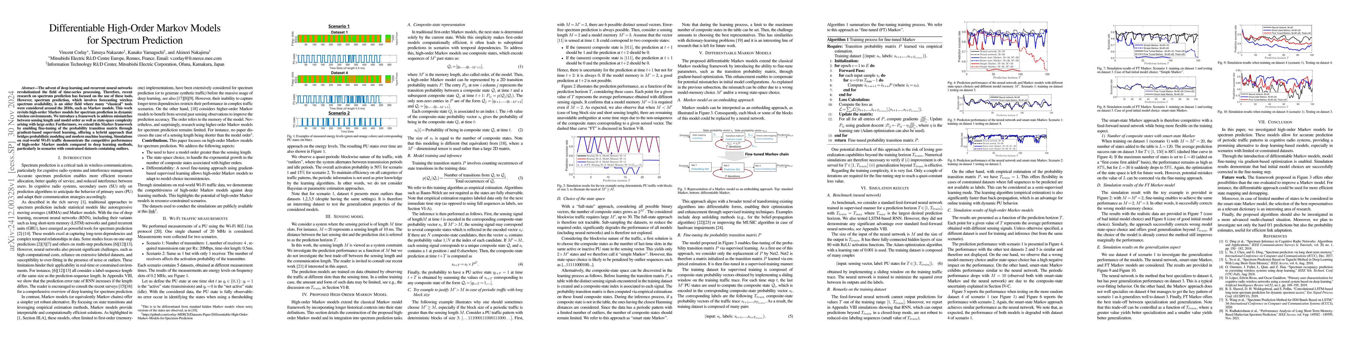 Thumbnail for Differentiable High-Order Markov Models for Spectrum Prediction