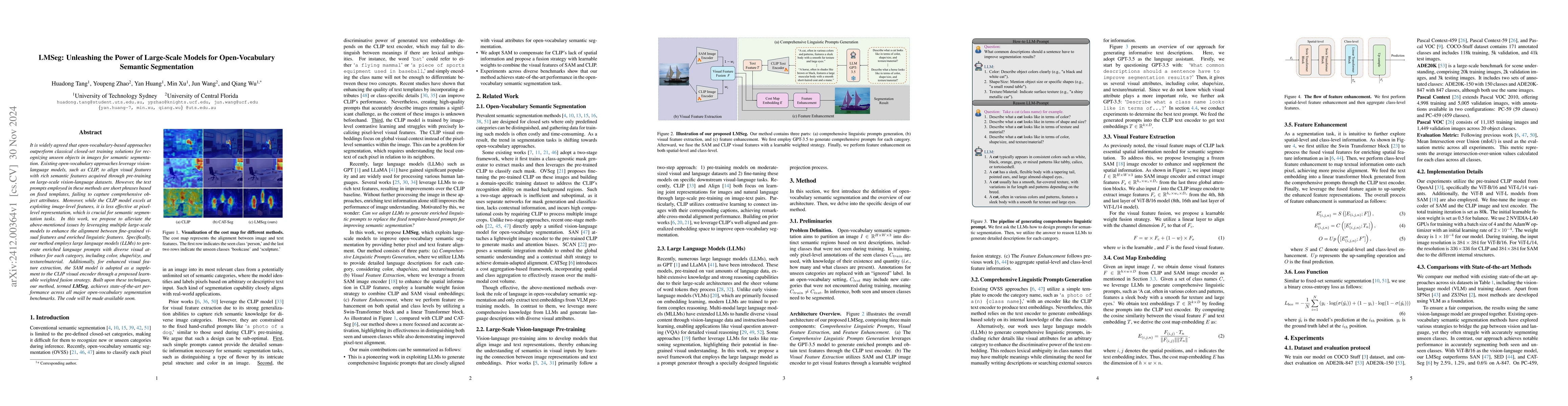 Thumbnail for LMSeg: Unleashing the Power of Large-Scale Models for Open-Vocabulary
  Semantic Segmentation