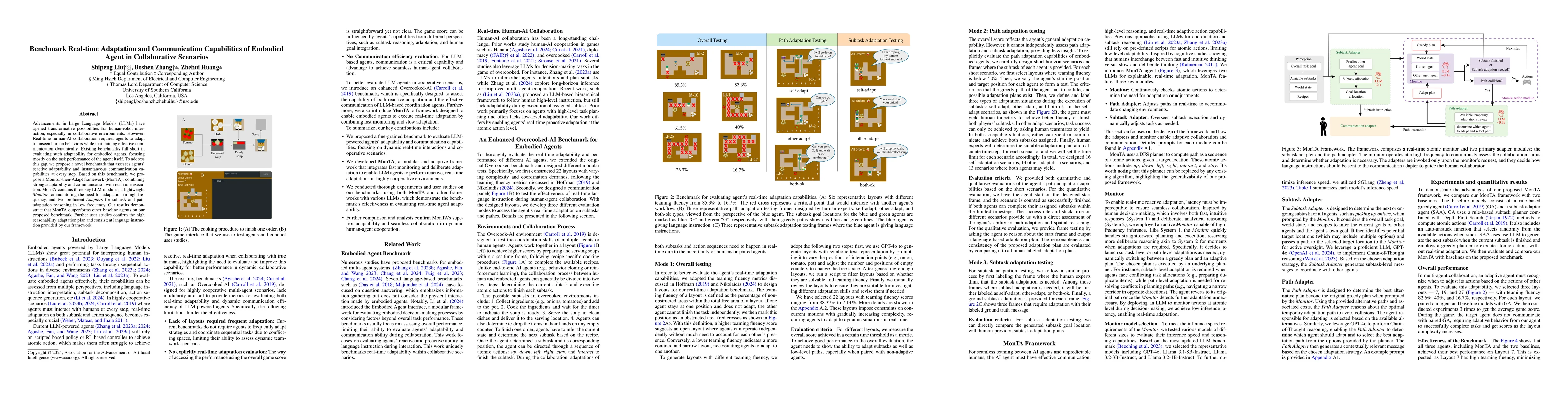 Thumbnail for Benchmark Real-time Adaptation and Communication Capabilities of
  Embodied Agent in Collaborative Scenarios