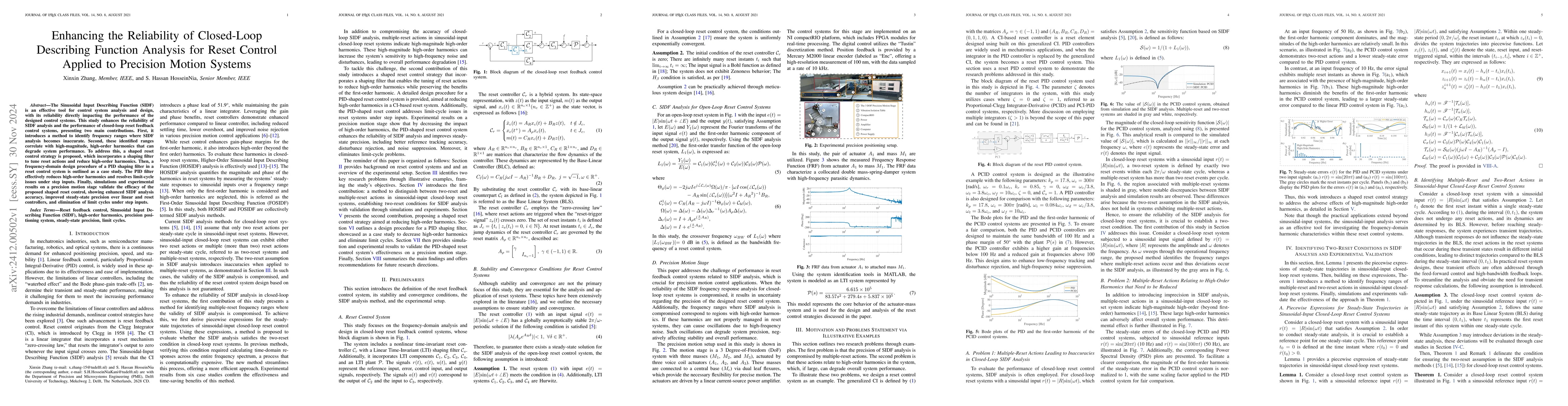 Thumbnail for Enhancing the Reliability of Closed-Loop Describing Function Analysis
  for Reset Control Applied to Precision Motion Systems