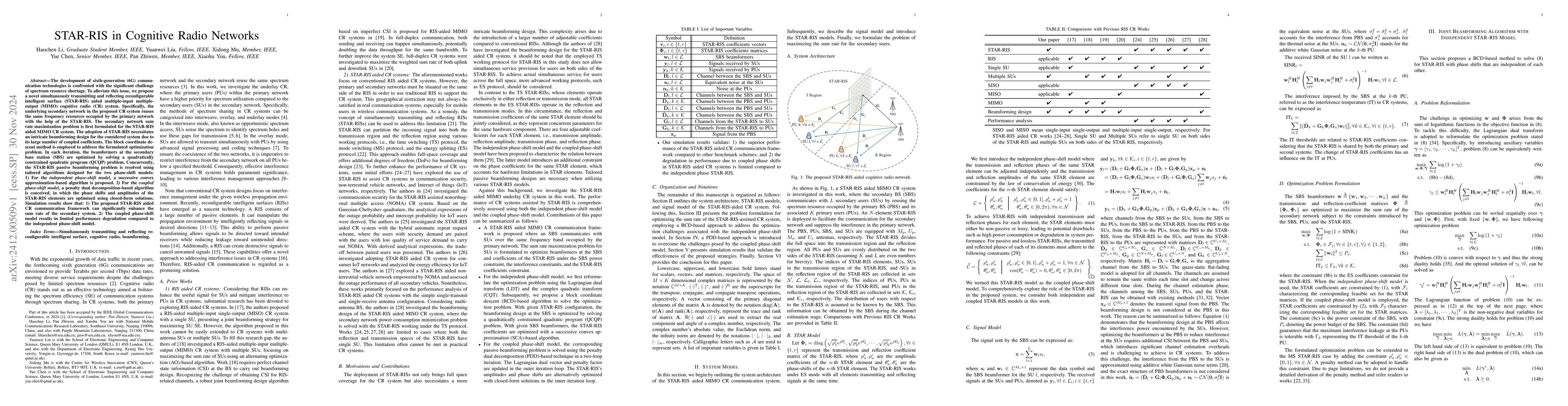 Thumbnail for STAR-RIS in Cognitive Radio Networks