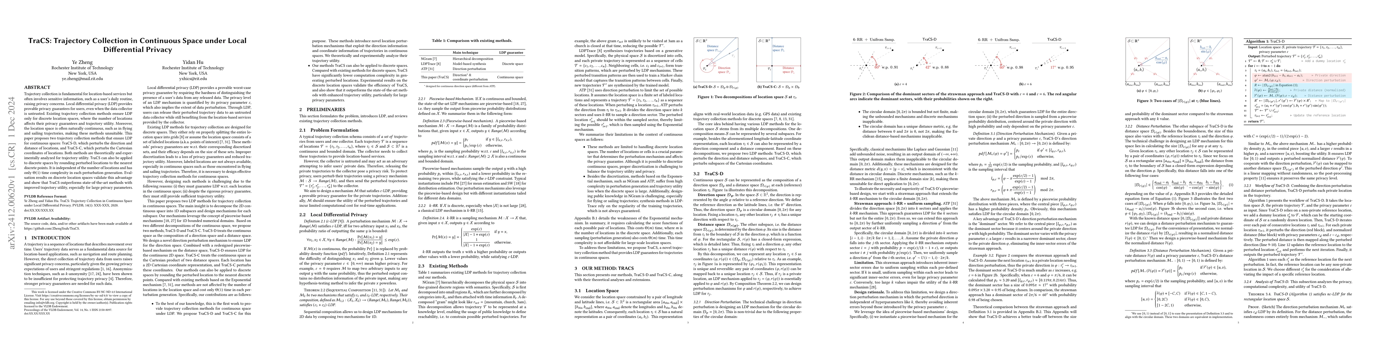 Thumbnail for TraCS: Trajectory Collection in Continuous Space under Local
  Differential Privacy