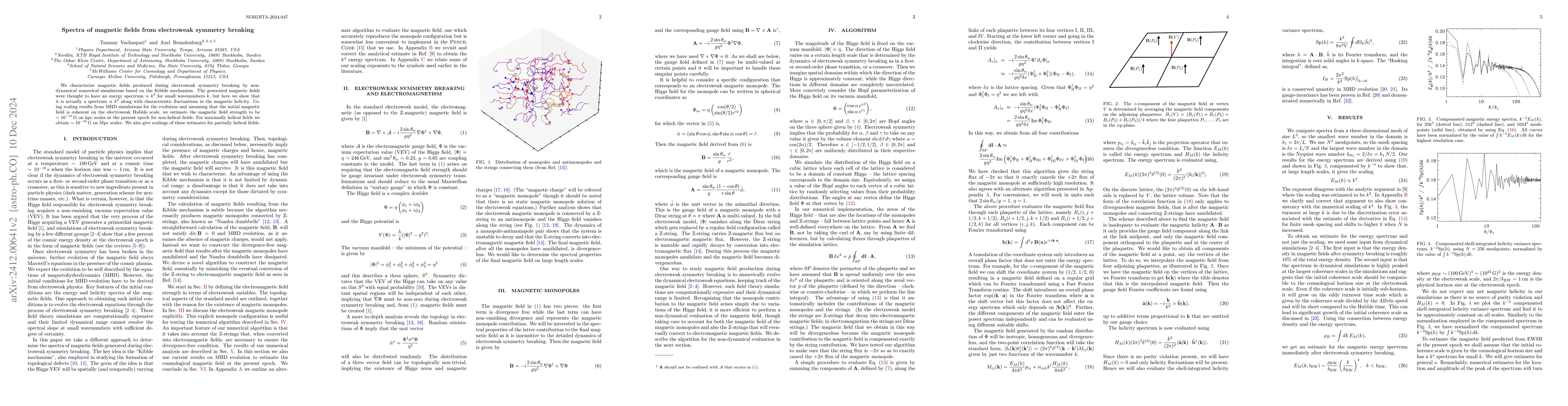 Thumbnail for Spectra of magnetic fields from electroweak symmetry breaking