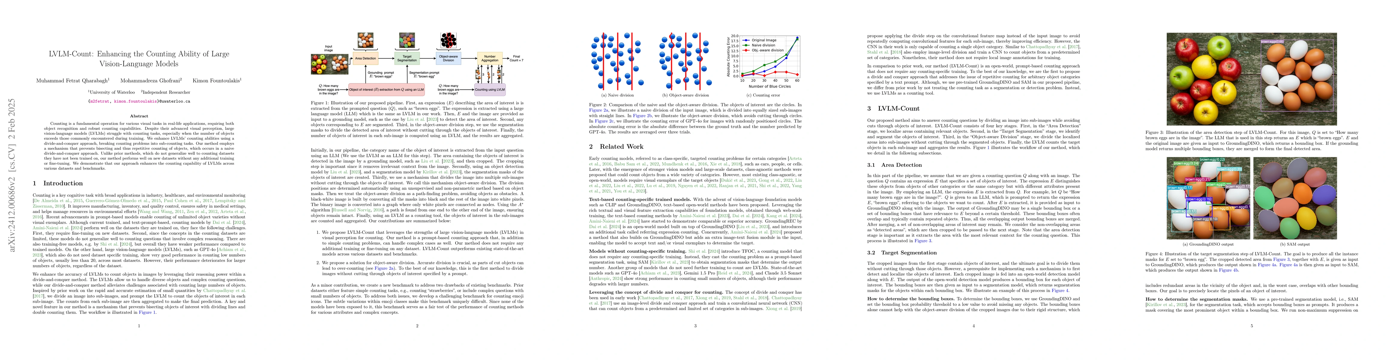 Thumbnail for LVLM-COUNT: Enhancing the Counting Ability of Large Vision-Language
  Models