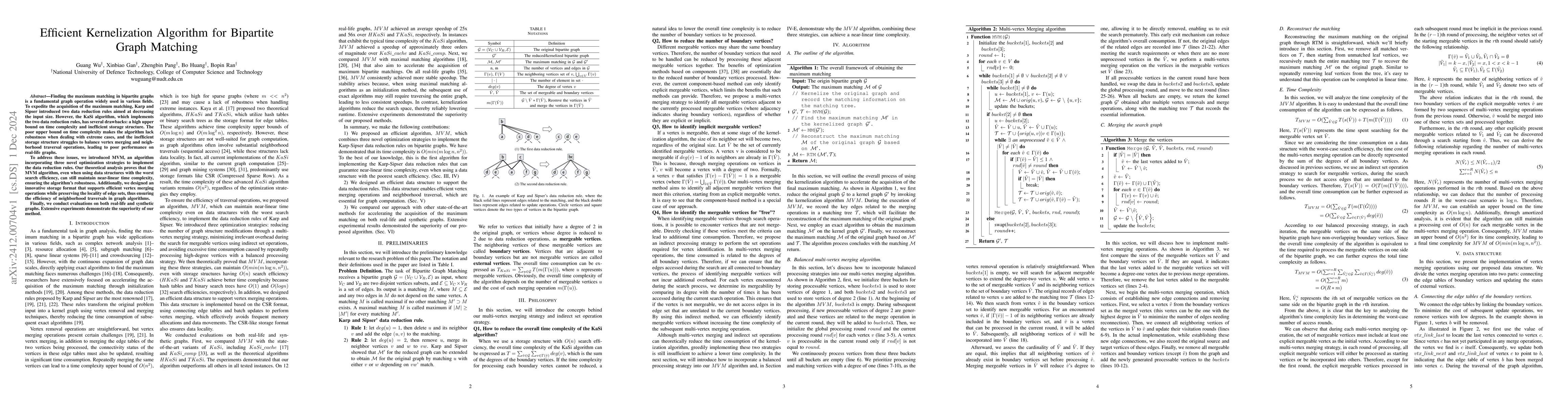 Thumbnail for Efficient Kernelization Algorithm for Bipartite Graph Matching