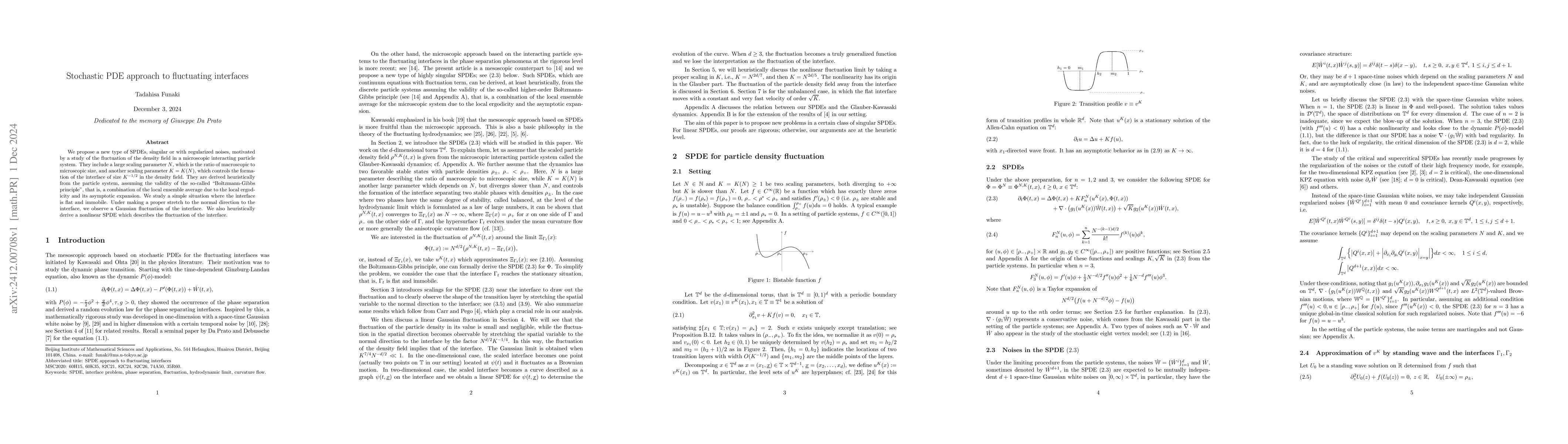 Thumbnail for Stochastic PDE approach to fluctuating interfaces
