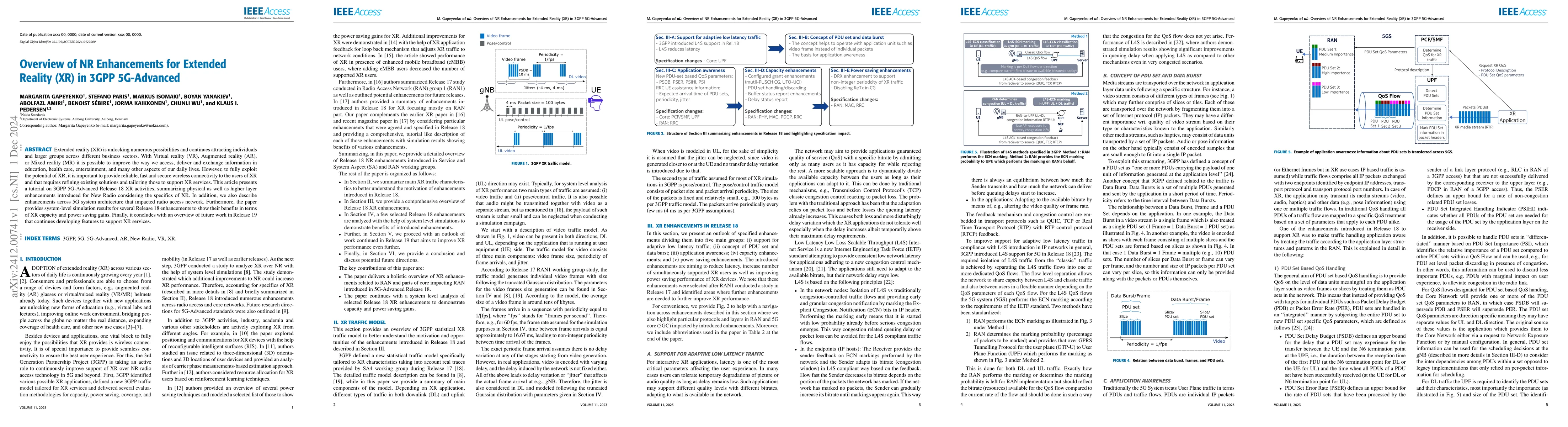 Thumbnail for Overview of NR Enhancements for Extended Reality (XR) in 3GPP
  5G-Advanced