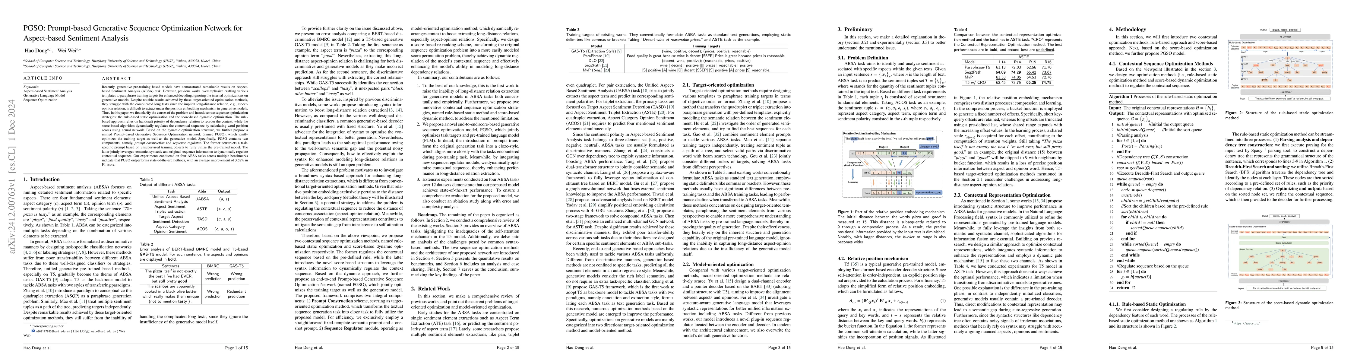 Thumbnail for PGSO: Prompt-based Generative Sequence Optimization Network for
  Aspect-based Sentiment Analysis