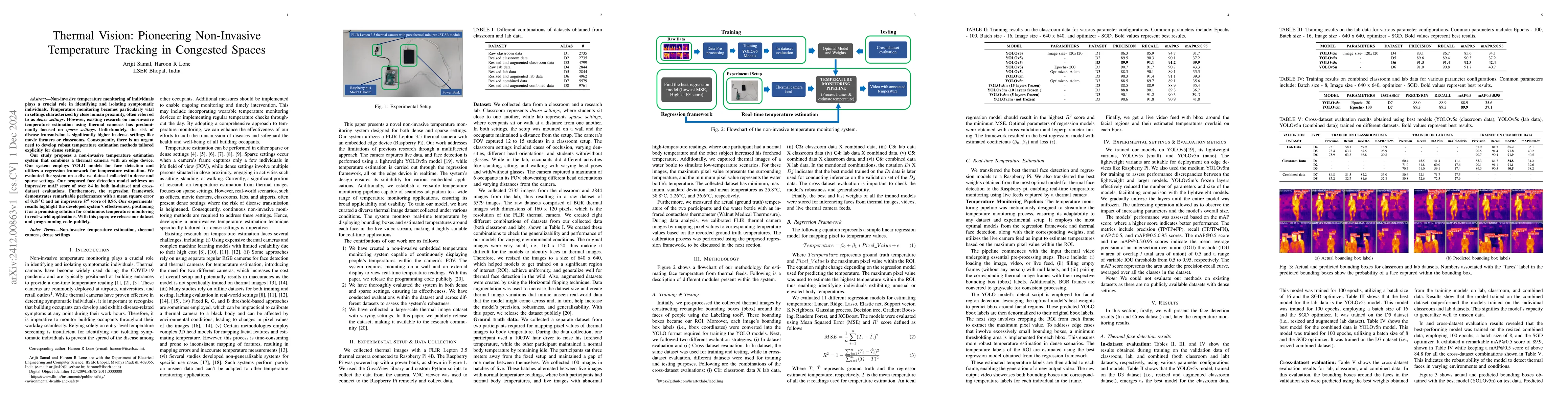 Thumbnail for Thermal Vision: Pioneering Non-Invasive Temperature Tracking in
  Congested Spaces