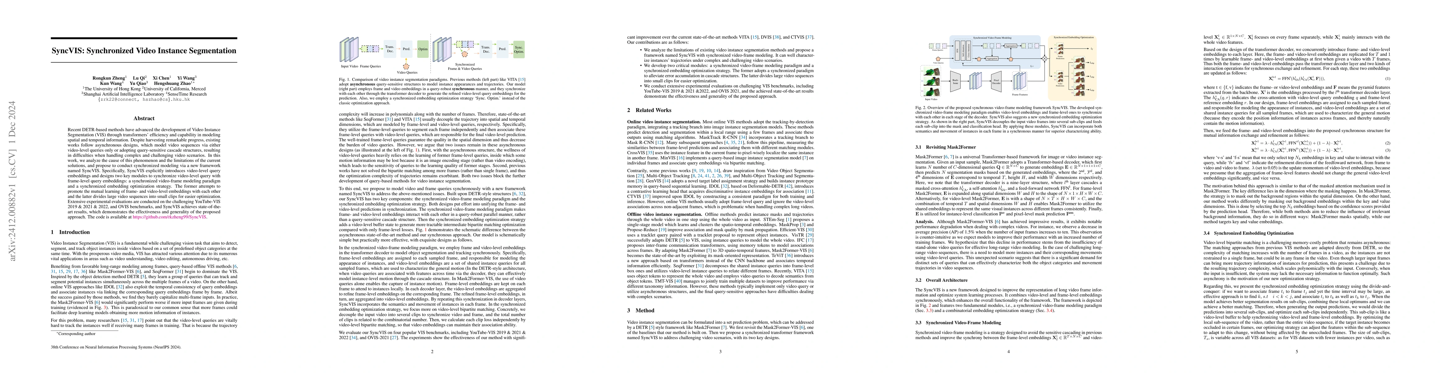Thumbnail for SyncVIS: Synchronized Video Instance Segmentation