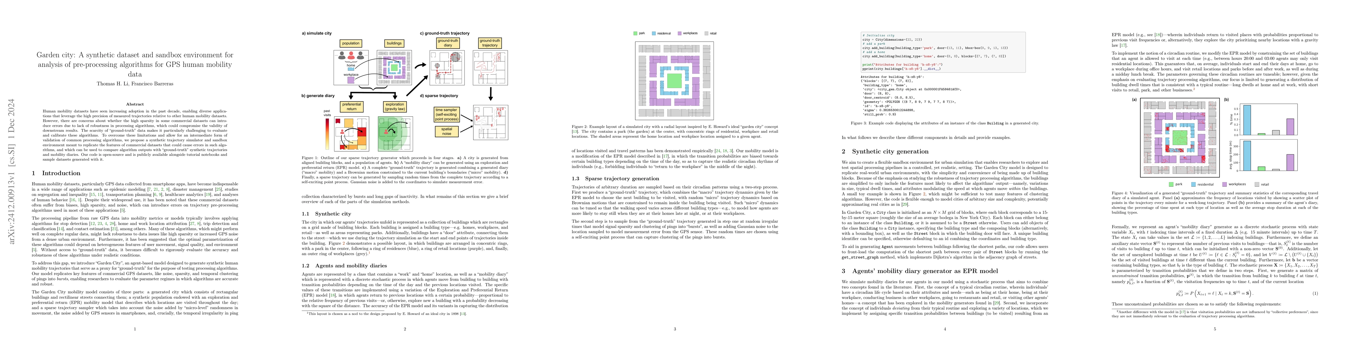 Thumbnail for Garden city: A synthetic dataset and sandbox environment for analysis of
  pre-processing algorithms for GPS human mobility data