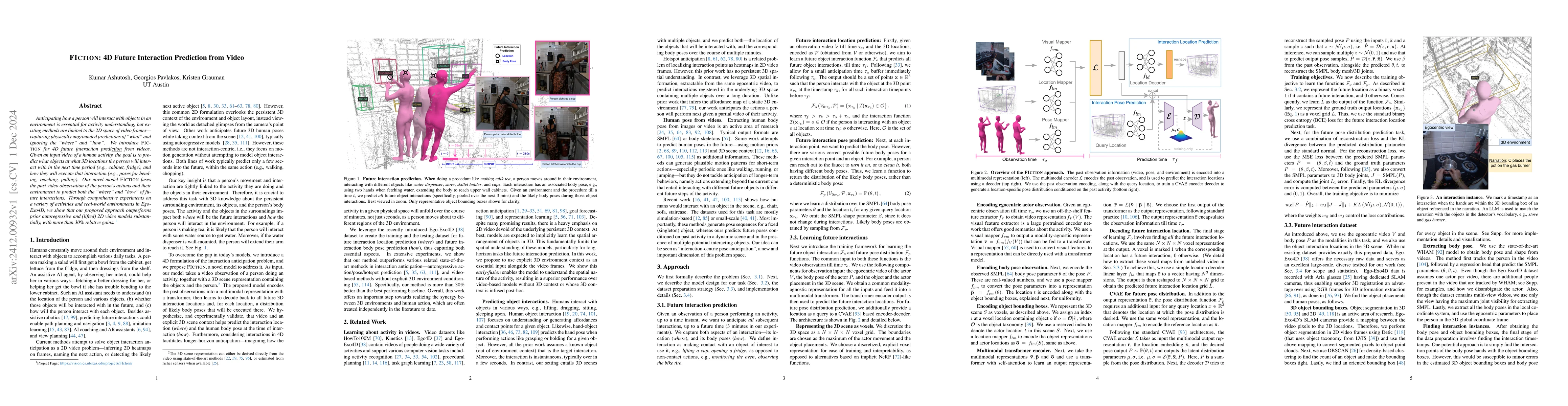 Thumbnail for FIction: 4D Future Interaction Prediction from Video