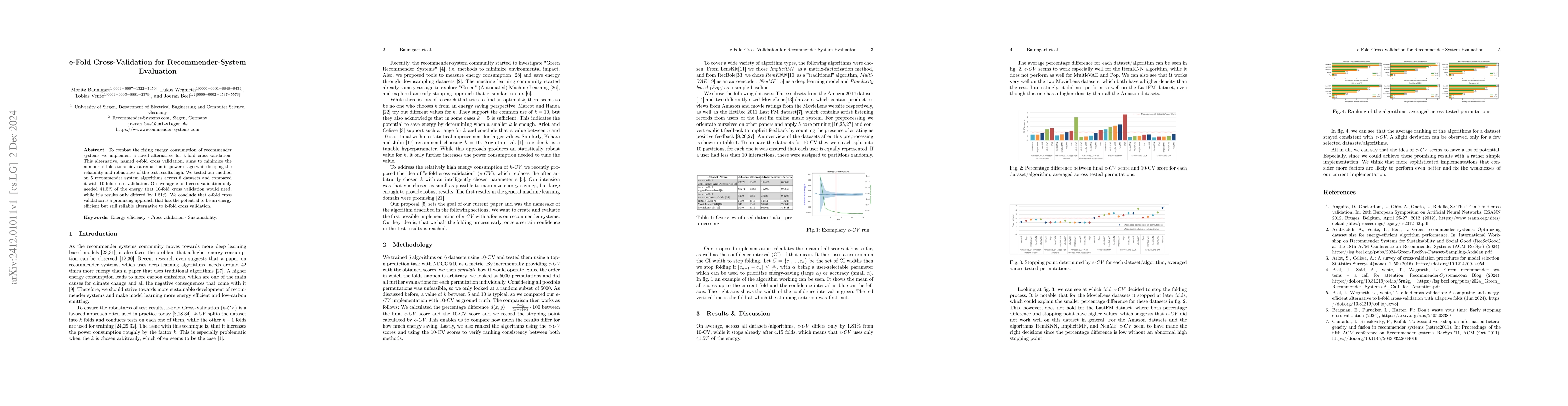 Thumbnail for e-Fold Cross-Validation for Recommender-System Evaluation