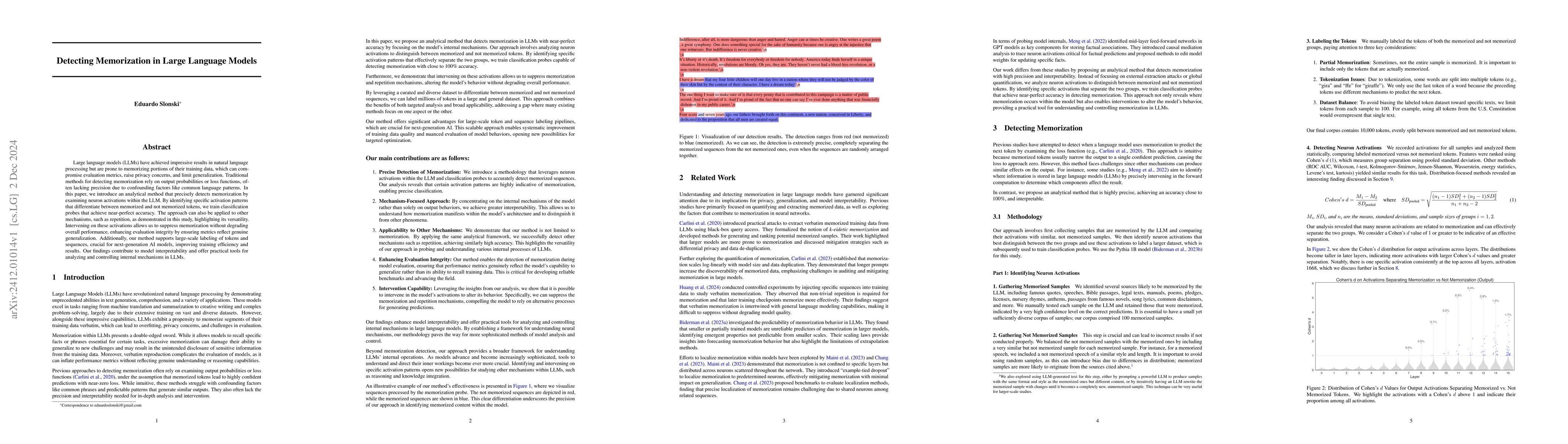 Thumbnail for Detecting Memorization in Large Language Models