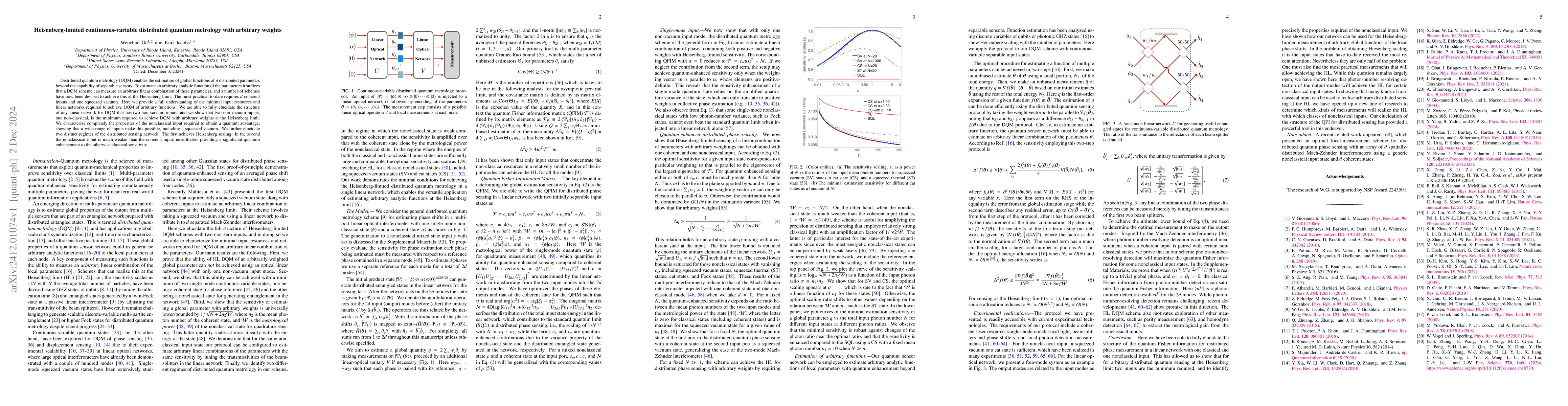 Thumbnail for Heisenberg-limited continuous-variable distributed quantum metrology
  with arbitrary weights
