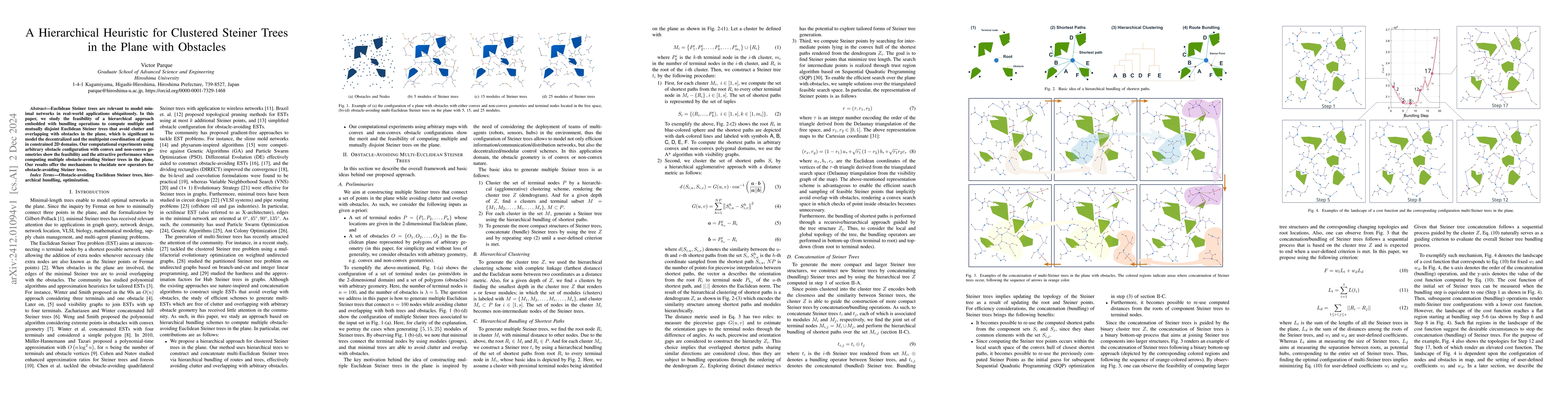 Thumbnail for A Hierarchical Heuristic for Clustered Steiner Trees in the Plane with
  Obstacles