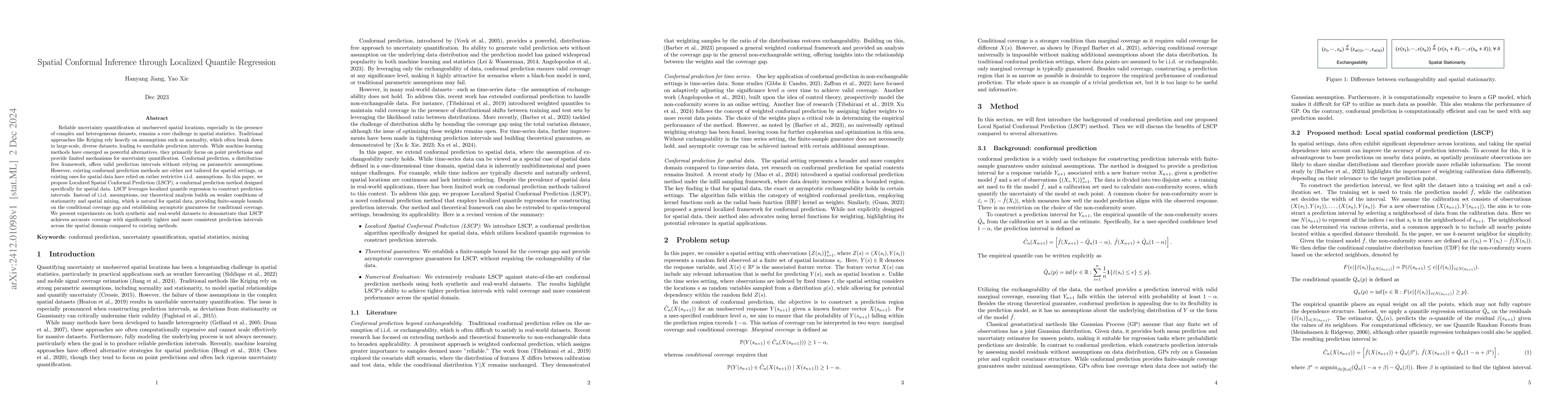 Thumbnail for Spatial Conformal Inference through Localized Quantile Regression