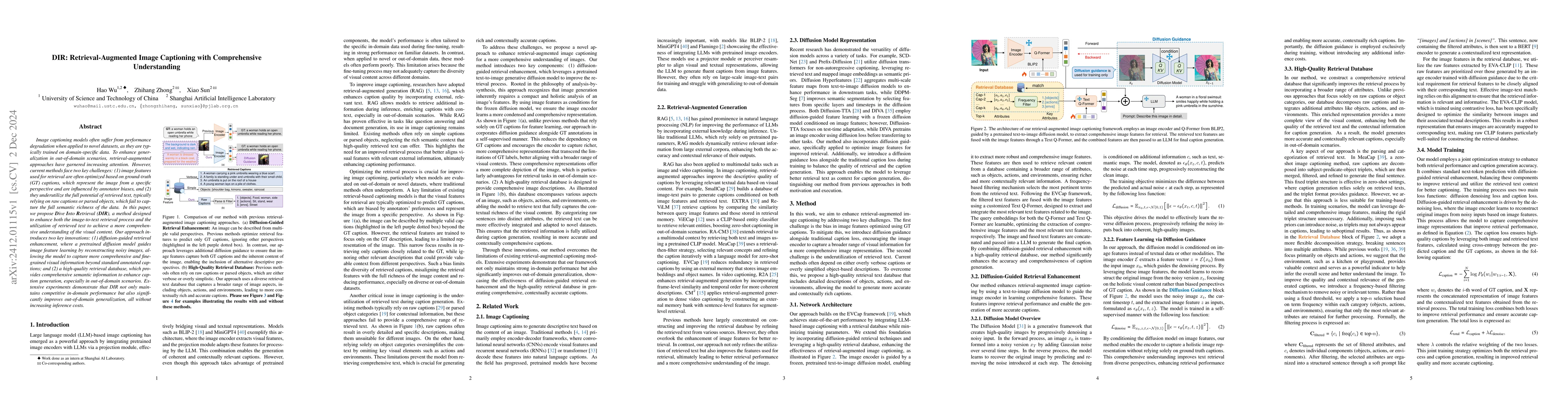 Thumbnail for DIR: Retrieval-Augmented Image Captioning with Comprehensive
  Understanding
